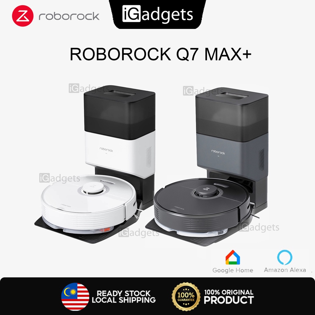 Roborock® Q7 Max Plus Robot Vacuum Cleaner with Auto-Empty Dock Pure,  4200Pa Suction & Reviews