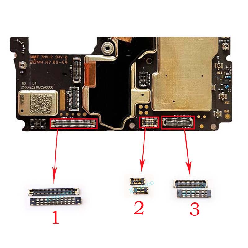 LCD Display Screen FPC Connector For Xiaomi Mi 10T Pro 5G USB Charger