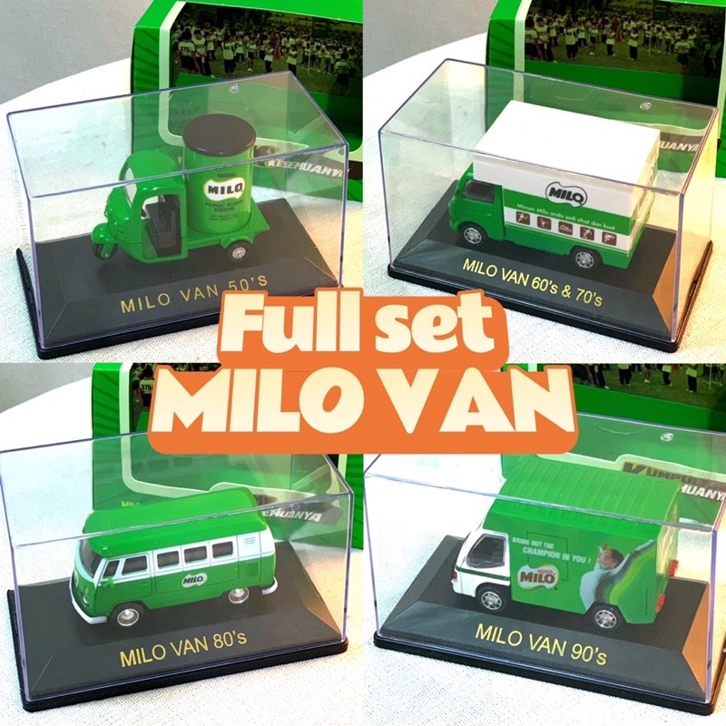 🔥FULL SET Limited Edition Original Milo Van Lori milo milo lori toy car