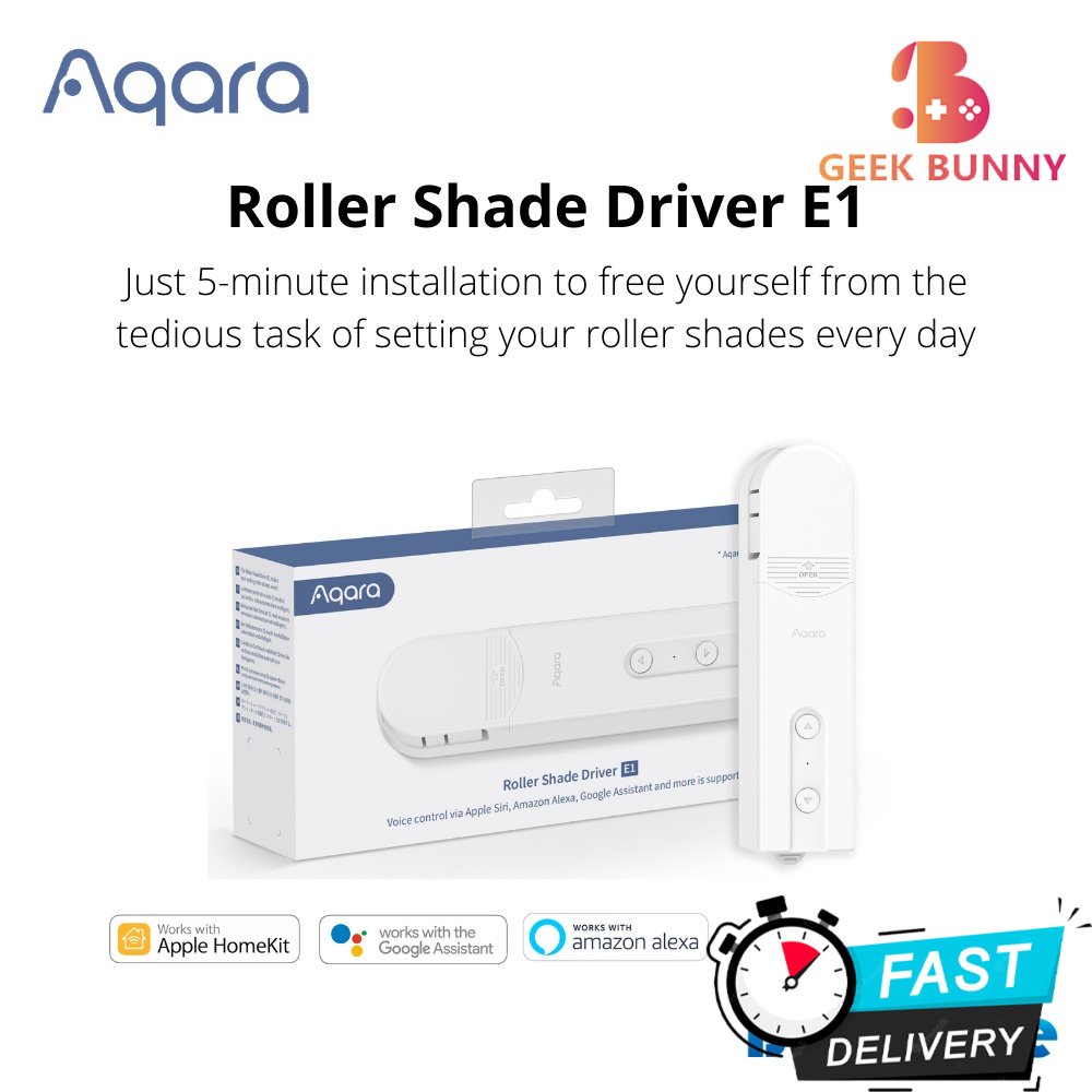 Aqara Roller Shade Driver E1 (1 Years Aqara Malaysia Warranty) Shopee
