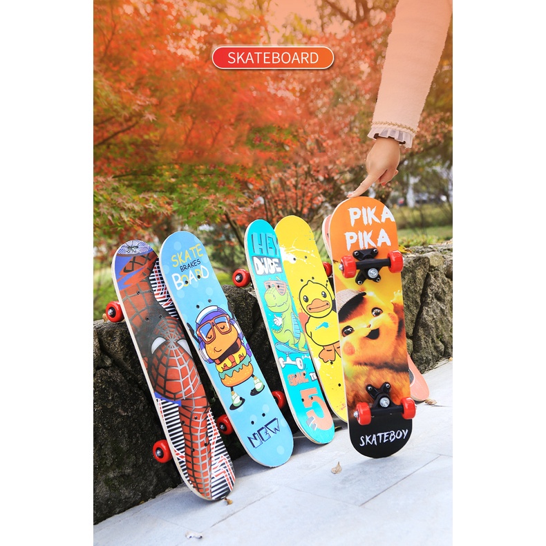 Malaysia Stock 60CM Length Skate Board Skateboard Sport Outdoor / Papan