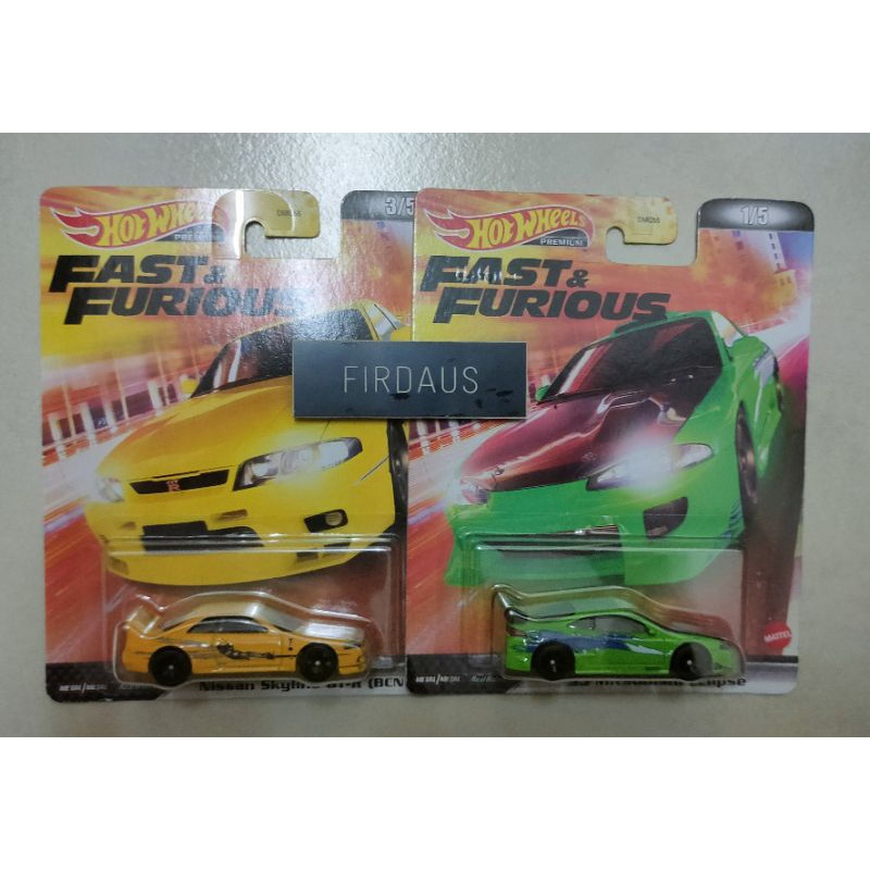 1/64 Hotwheels FNF 2022 (R33&Eclipe) | Shopee Malaysia