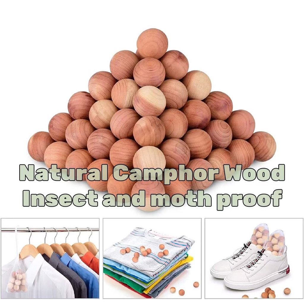 Natural Camphor Balls / Mothballs / Aromatic Cedar Blocks / Aroma Ball