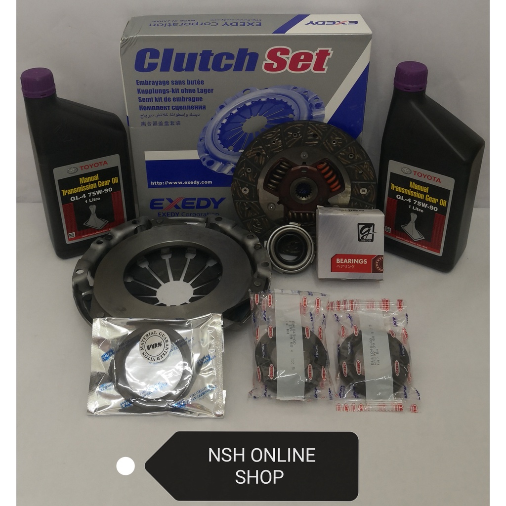 Exedy Daikin Clutch Kit Set Clutch Bearing Flywheel Oil Seal Viton For Perodua Kancil