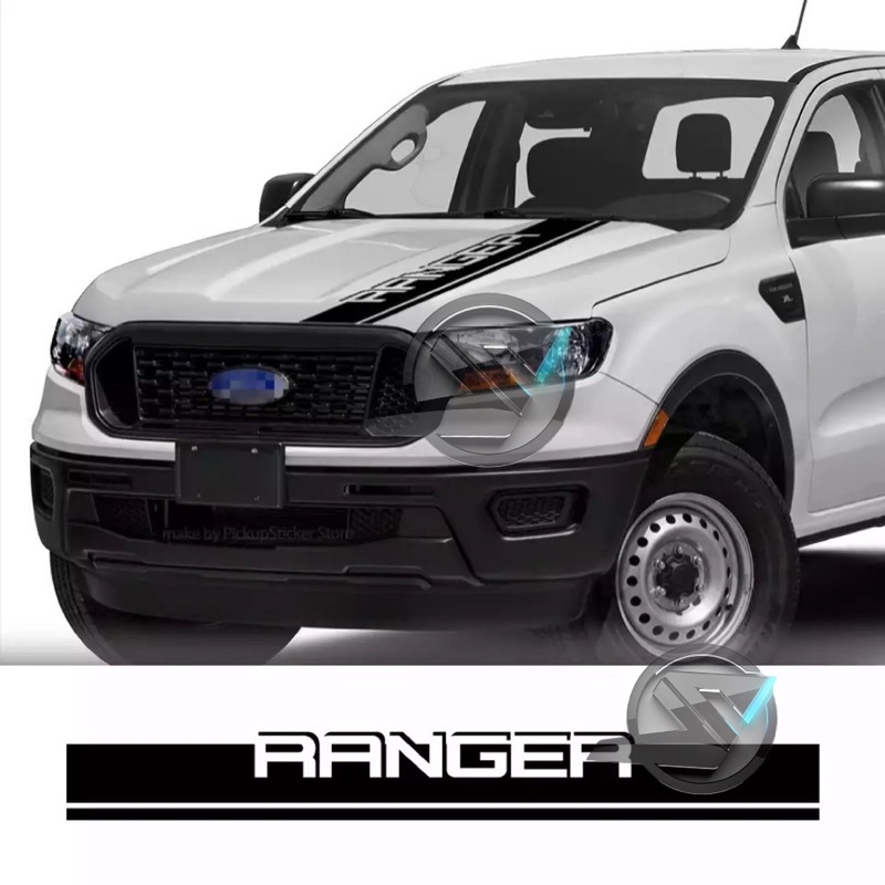 (Ready Stock) S15# Car Bonnet Sticker For Ford Ranger Raptor Vinyl ...