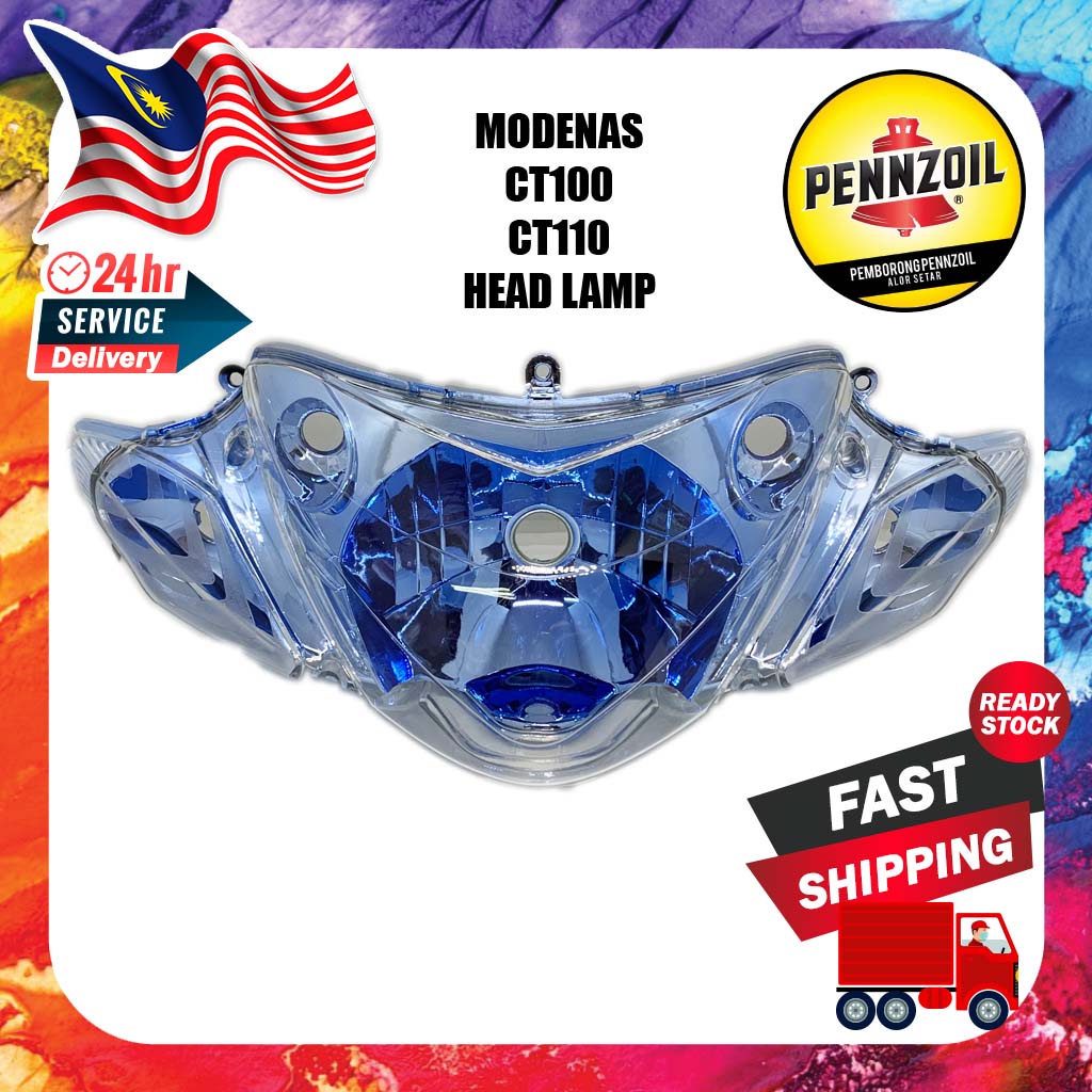 MODENAS CT100 CT110 HEAD LAMP | Shopee Malaysia