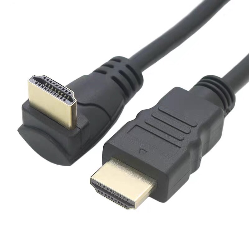 HDMI Cable 30cm Cord 90 Degree Left Angled Bend Right Angle Bend Up