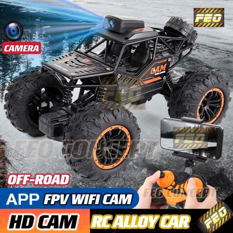 [APP+HD CAM]FEO Camera RC Car With Camera Wifi Fpv Remote Control Car