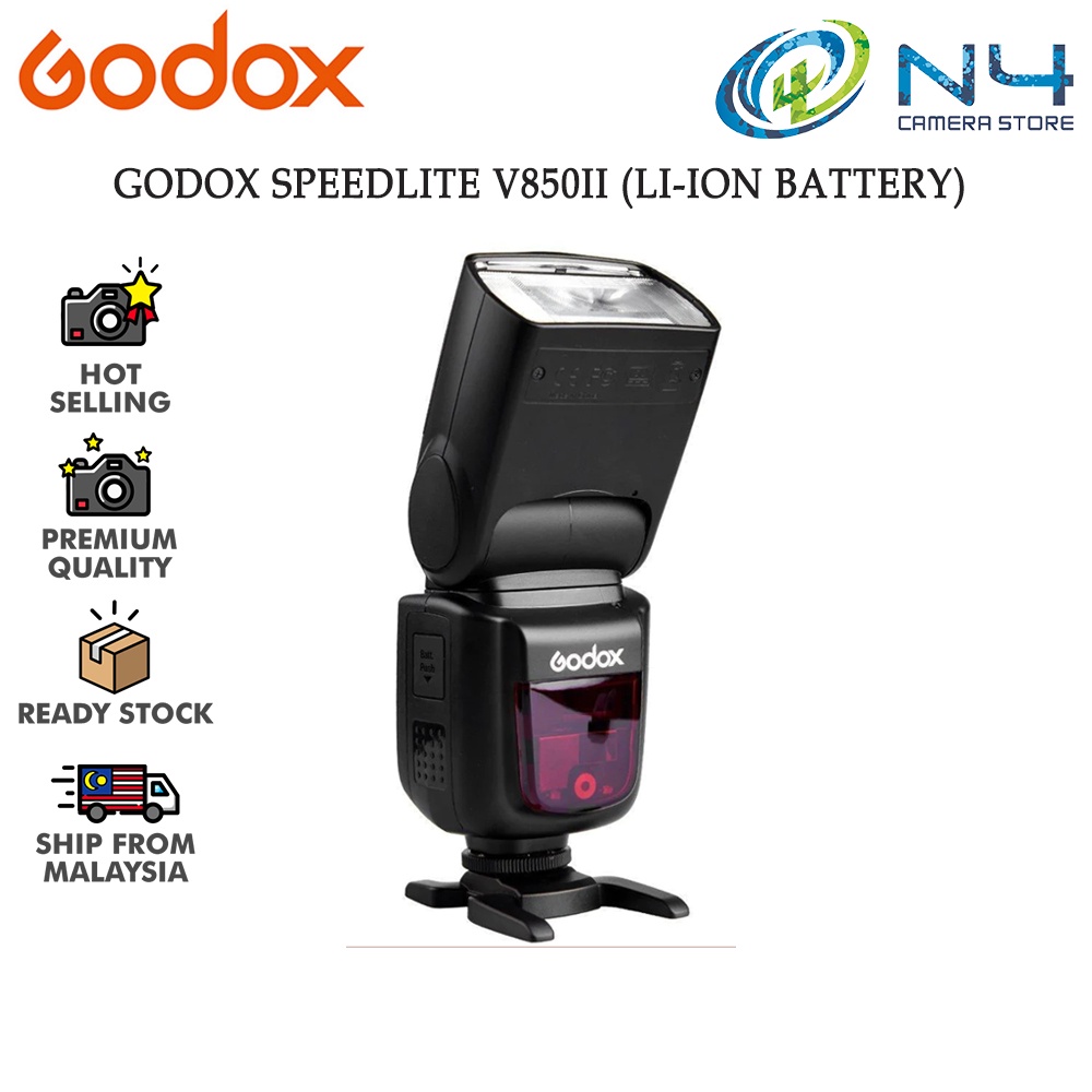 Godox V850 II with LI-ION Battery For Nikon/ Sony/ Olympus