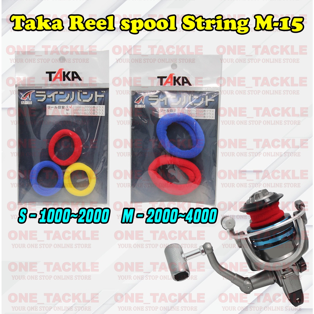 SHIP IN 24H] Taka Reel Spool String M-15 Reel Cover / Spool band Fishing  Reel