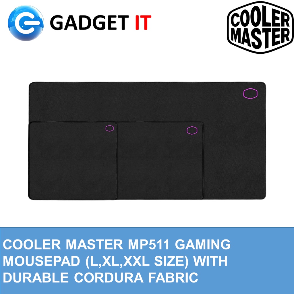 COOLER MASTER MP511 GAMING MOUSEPAD (L,XL,XXL SIZE) WITH DURABLE ...