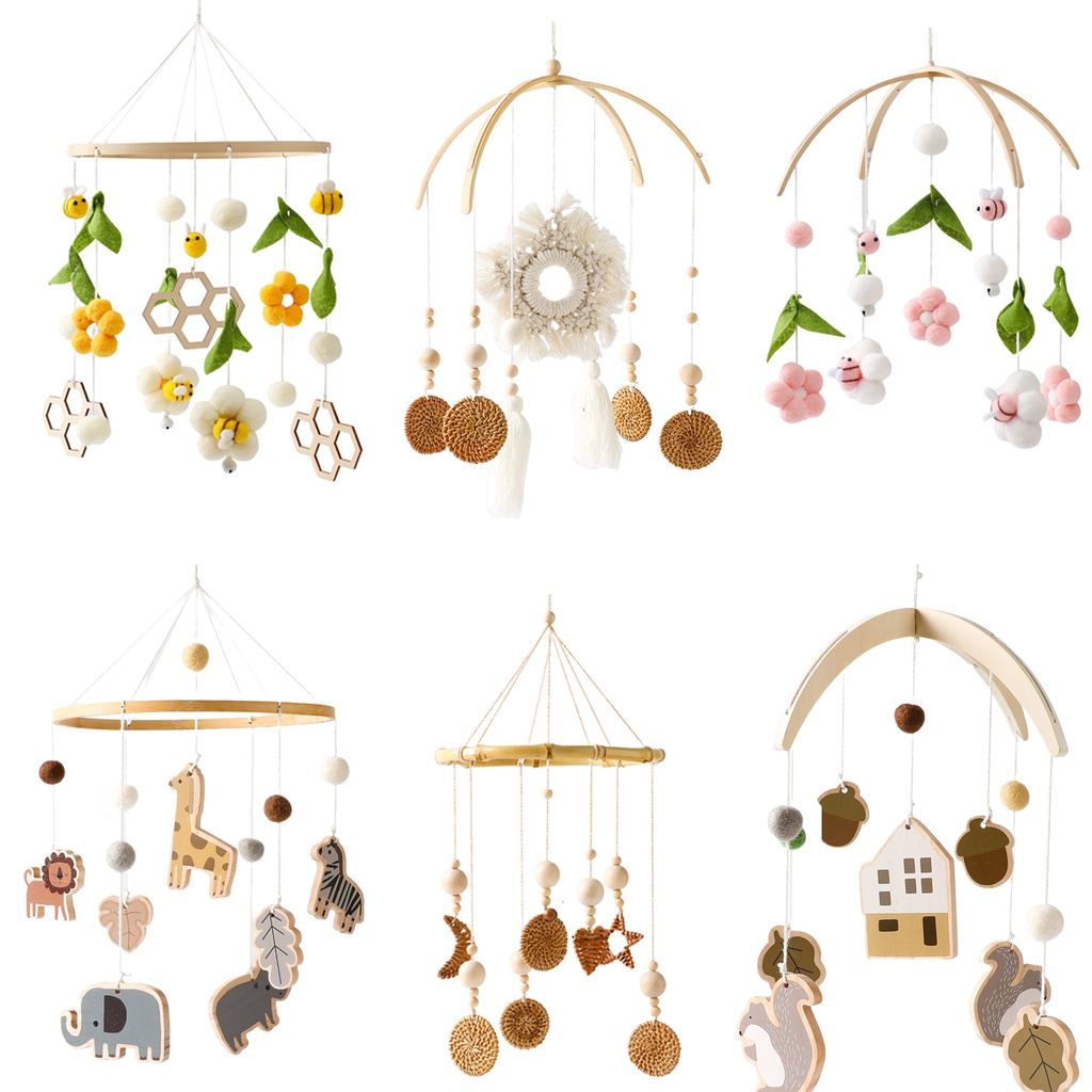 1pc Baby Music Crib Honeybee Rattle Bed Bell Hanging Crib Mobiles ...