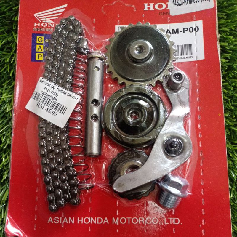 HONDA DREAM/W100 TIMING CHAIN SET RANTAI KECIL FULL SET | Shopee Malaysia