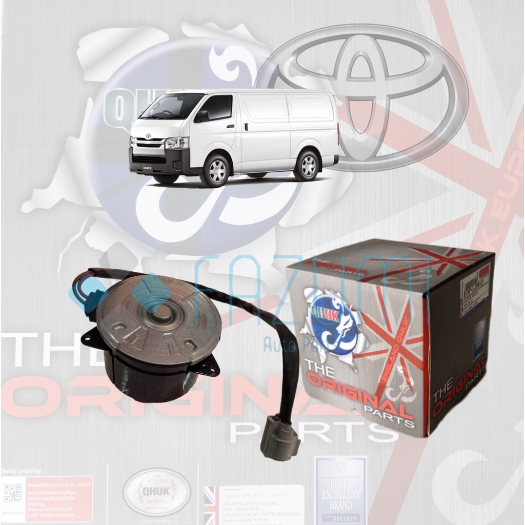 Toyota Hiace KDH200/TRH203/KDH202 QHUK Radiator Fan Motor 2 Pin ...