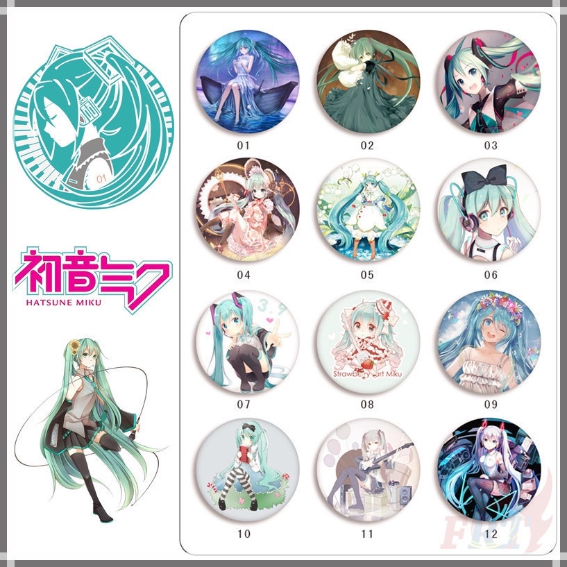 Circular Lapel Pins Cute Manga Enamel Badges Anime Metal