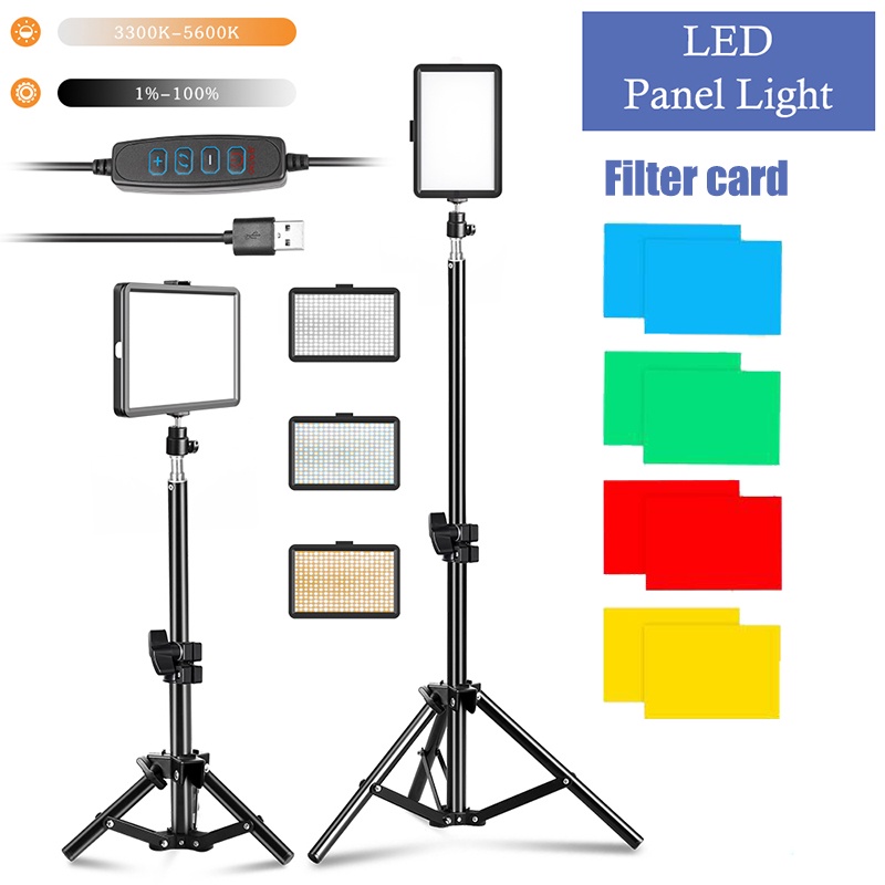 Dimmable 6 inch Flat-panel Fill Lamp Square Light LED Video Light For ...