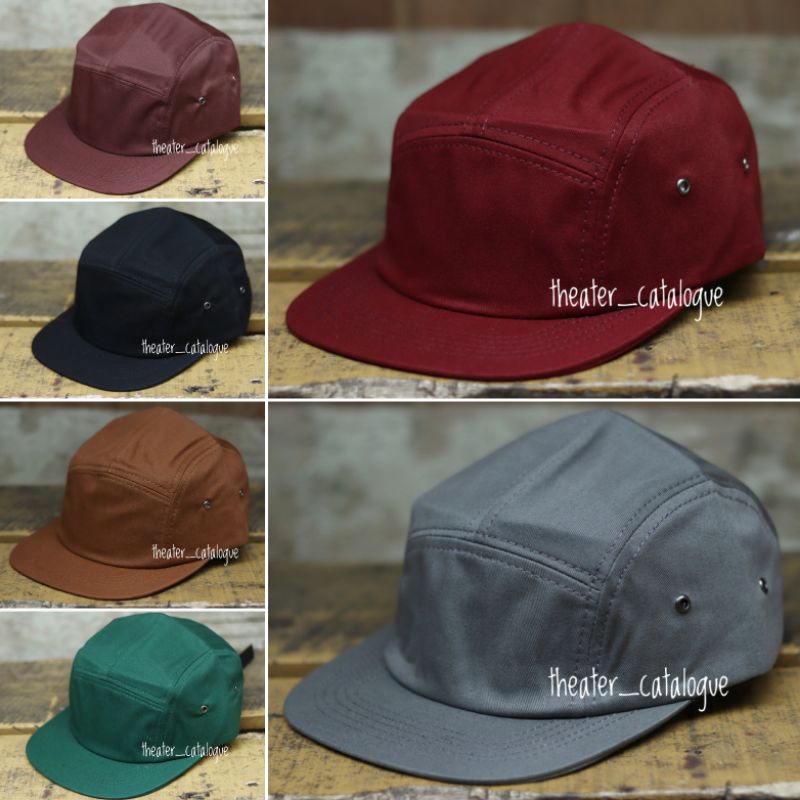 Premium TWILL 5-PANEL Plain Hat | 5panel TWILL COTTON Hat | Five PANEL ...