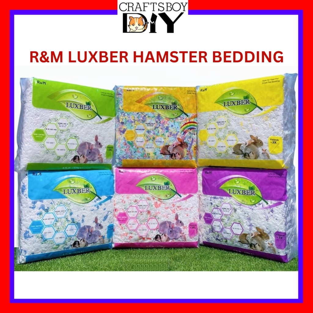 RM Luxber Hamster Paper Bedding Small Animal Bedding Hamster Soft