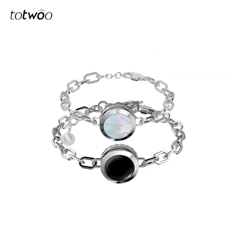 Totwoo couple bracelet touch long distance love necklace smart jewelry ...