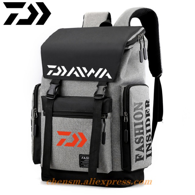 2022 Daiwa Fishing Backpack Winter Men Outdoor Sports Breathable Wear resistant Waterproof Fishing Bag Simple Travel Backpack Shopee Malaysia
