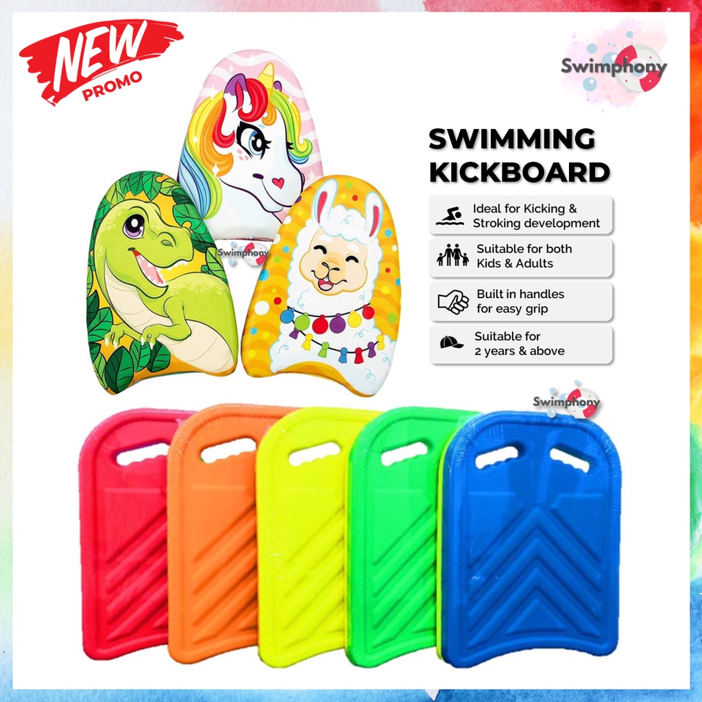 {Swimphony} Swimming Kickboard Colourful/Animal Designs | Shopee Malaysia