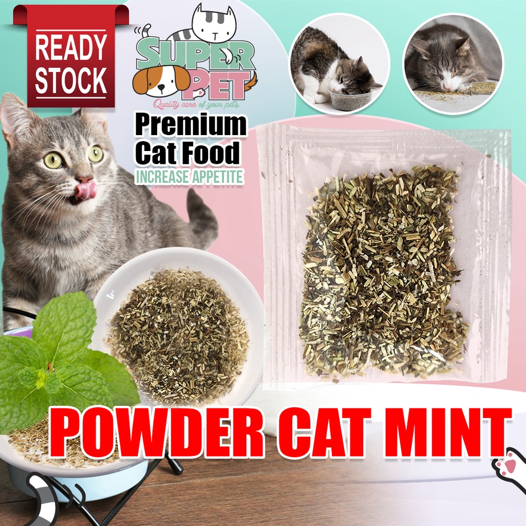 Pure Cat Mint Powder (1G) Natural Organic Catnip Cat Snack Treat Serbuk Kitnip Kucing Treat
