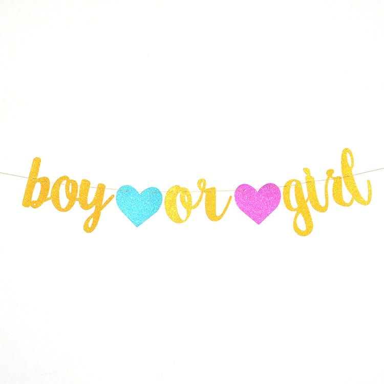 BOY OR GIRL Baby Gender Reveal Party decoration | Shopee Malaysia