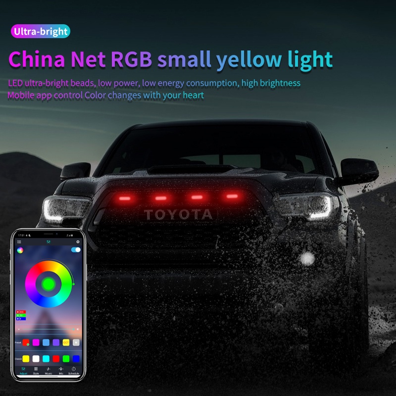 Car Accessories Front Grille LED Light for Off-Road Pickup SUV Burst ...
