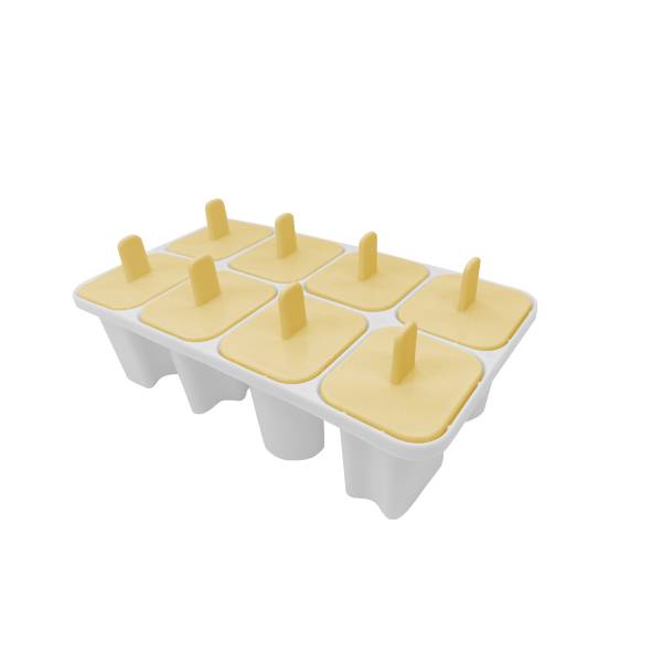 Miniso Ice Pop Maker Mold with 8 Cavities (Yellow) | Shopee Malaysia