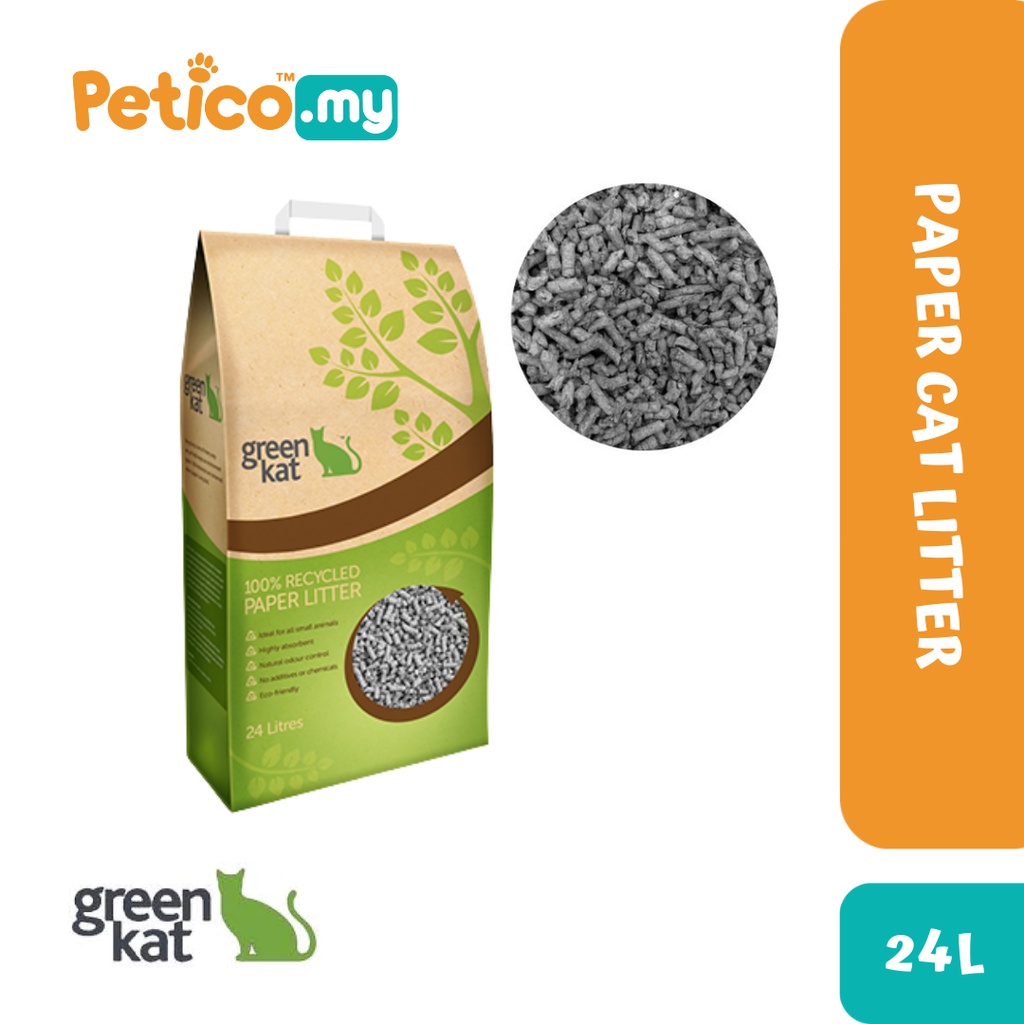 Green Kat 24L Paper Cat Litter Shopee Malaysia