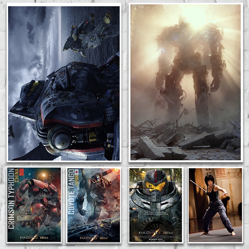 Popular Movie Pacific Rim Retro Poster wall posters Used to Decorate ...