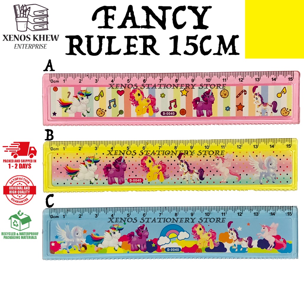 [BUY 1 FREE 1] FANCY RULER 15CM (READY STOCK) | Shopee Malaysia
