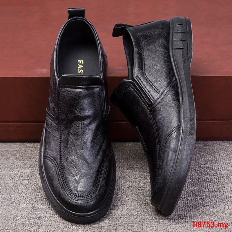 Shoes Men's Autumn High-End Casual Business Leather Flat Wear-Resistant ...