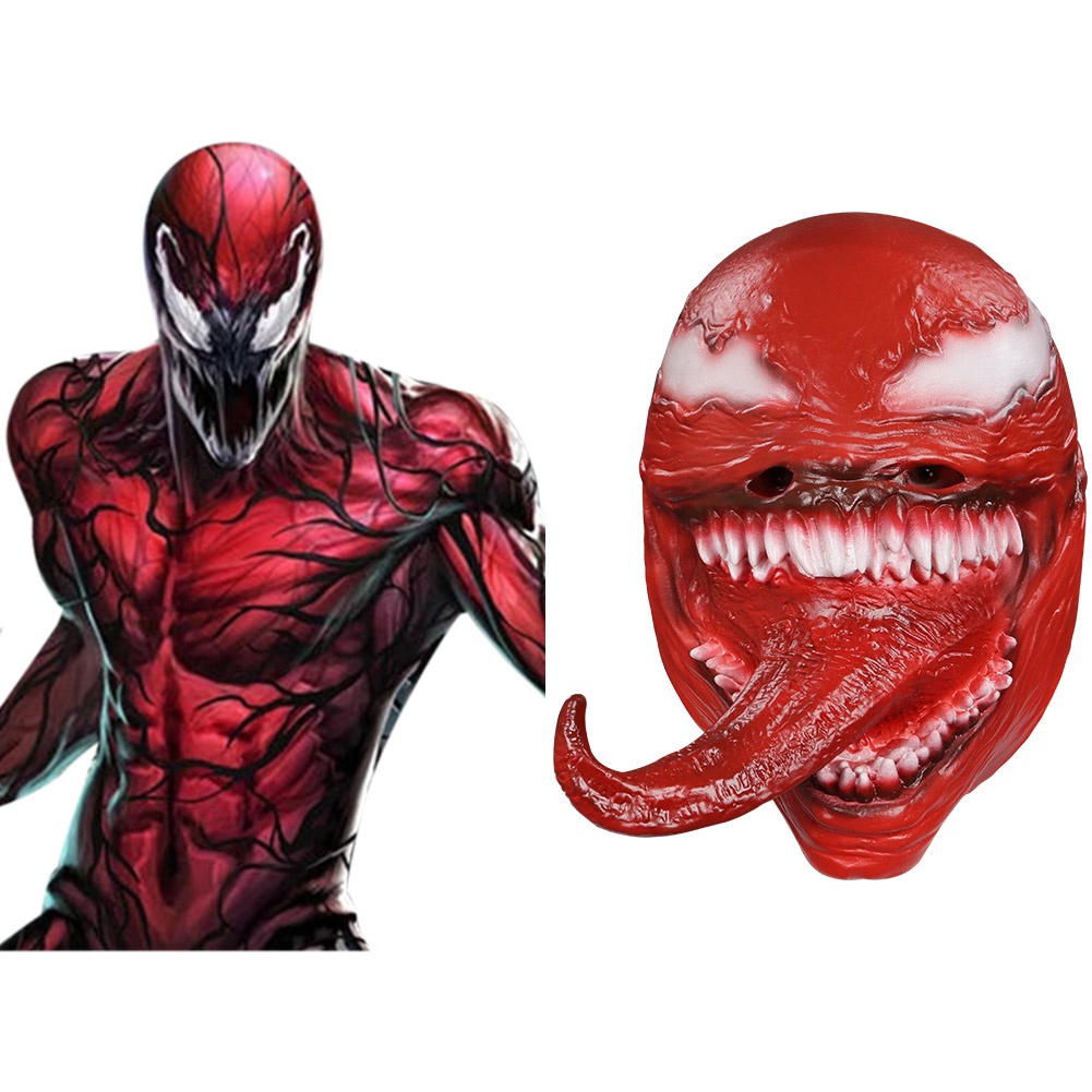 Venom:Let There Be Carnage -Carnage Mask Cosplay Latex Masks Helmet ...