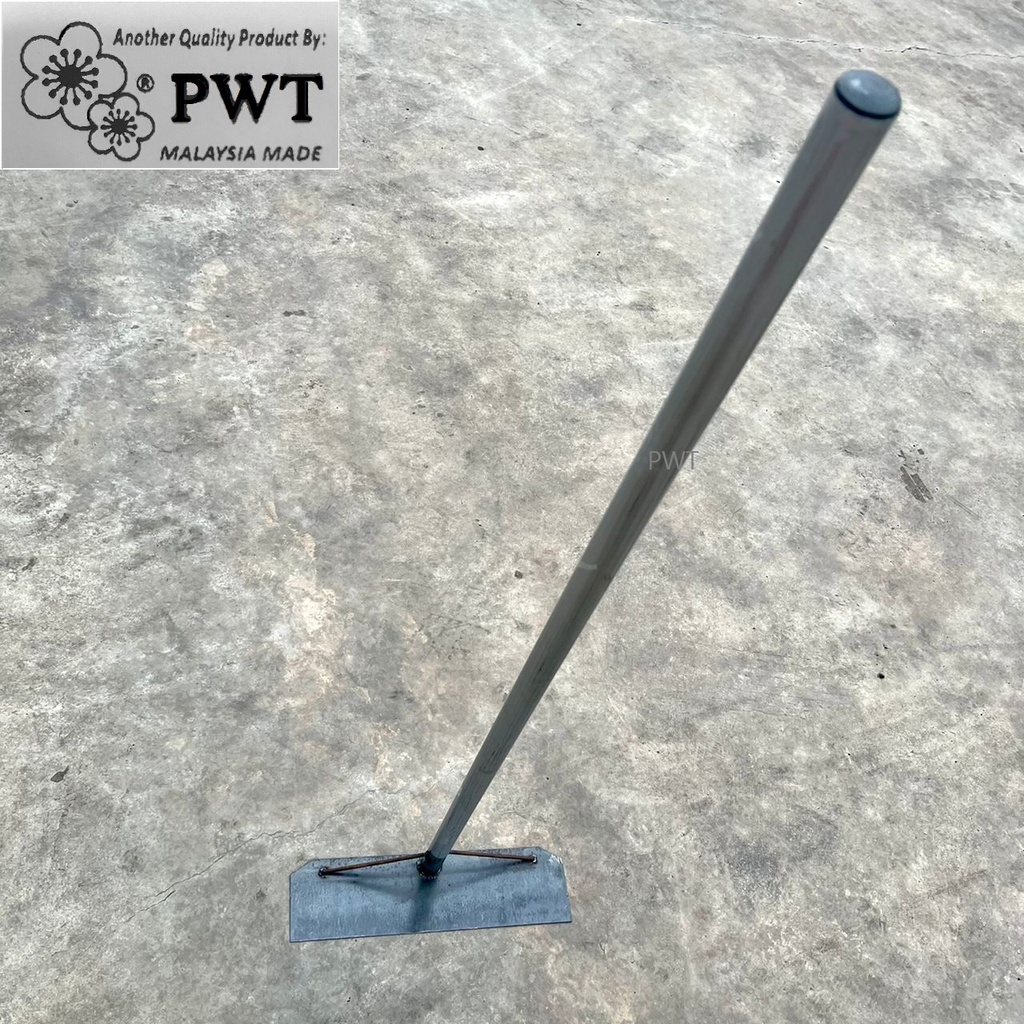 5 kaki Hulu Besi Cakar Papan Besi / Iron Plate Rake With Handle 5尺铁柄铁板耙 ...