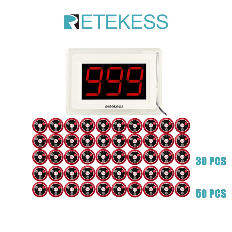 10 stücke Retekess T117 Restaurant Pager kabellos ... – Grandado