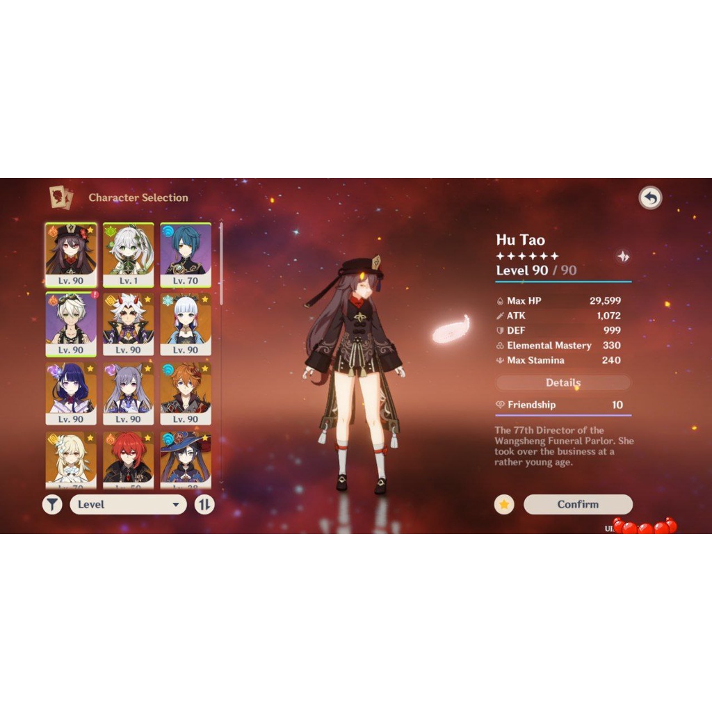 Liste complète des personnages dans Genshin Impact