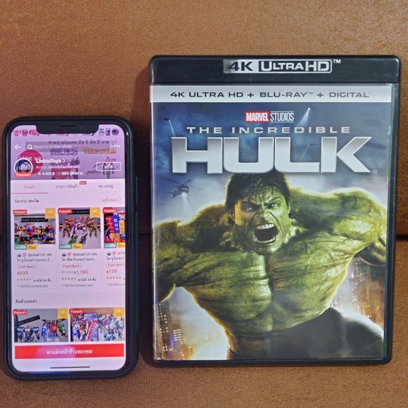 4K UltraHD BluRay The Incredible Hulk Shopee Malaysia