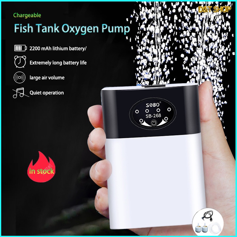 Silent aeration oxygen pump fish tank aerator, charging dualpurpose