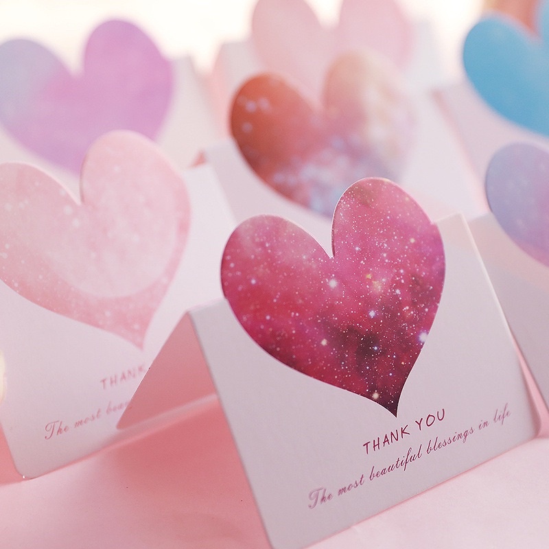 Love Card Kad Hati Kad Ucapan Gift Card Greeting thank you | Shopee ...