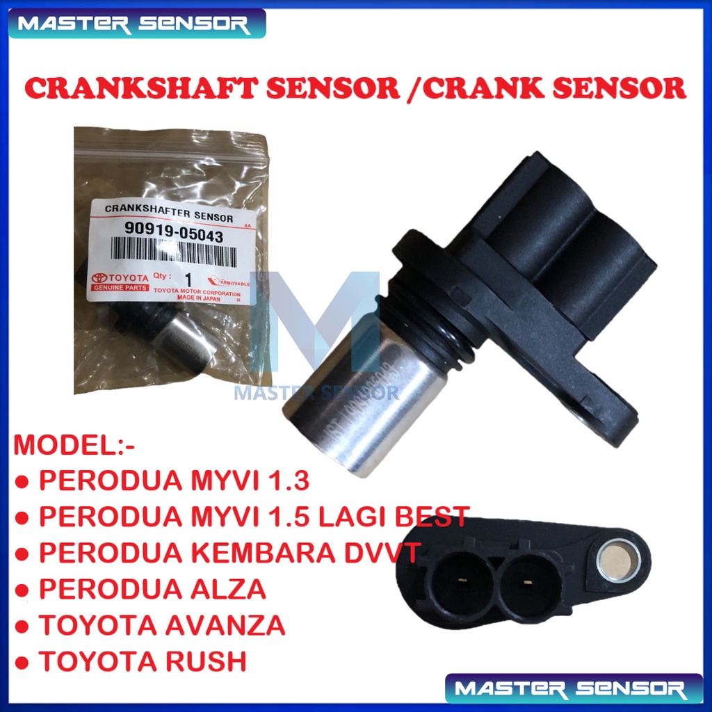 ORIGINAL TOYOTA CRANKSHAFT CRANK SENSOR PERODUA ALZA MYVI 1.3 1.5