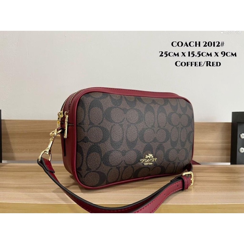 Coach sling bag size best sale