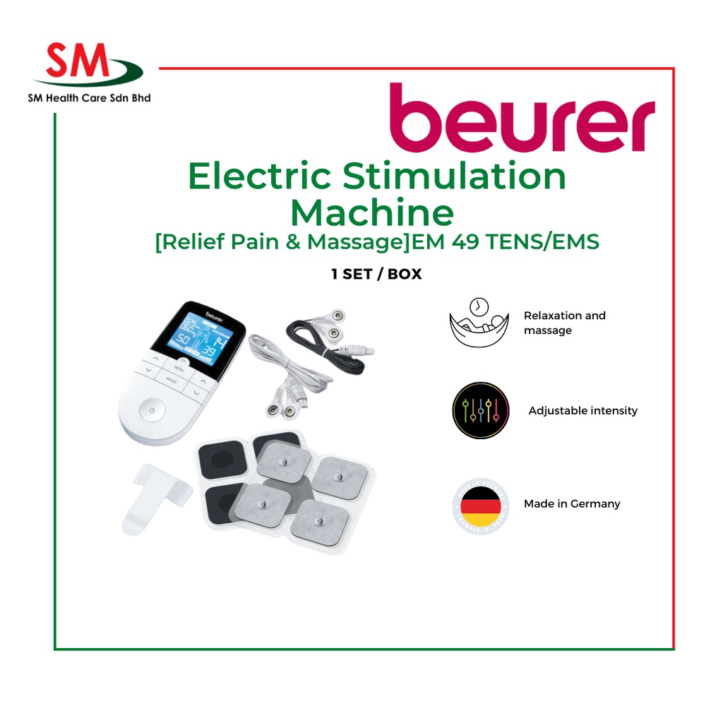 BEURER Digital TENS/EMS EM 49 / EM49 Electric Stimulation