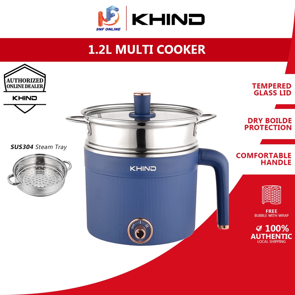 Khind Stainless Steel Multi Cooker 1.5 L MC12S MEC3015 PK