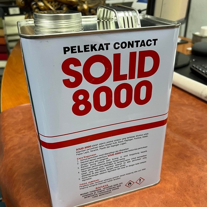 Gam Sapu SOLID 8000 Contact Adhessive - untuk kegunaan span, kain ...