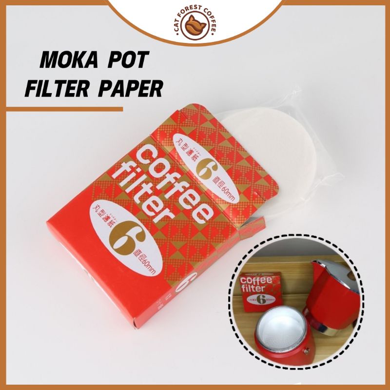 Moka Pot Coffee Filter Papers Moka Filter Paper Ice Drip Filter