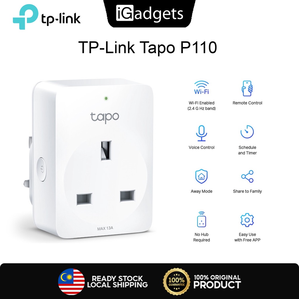 TP-Link Tapo Smart WiFi Socket Tapo P110 with Energy Consumption 4