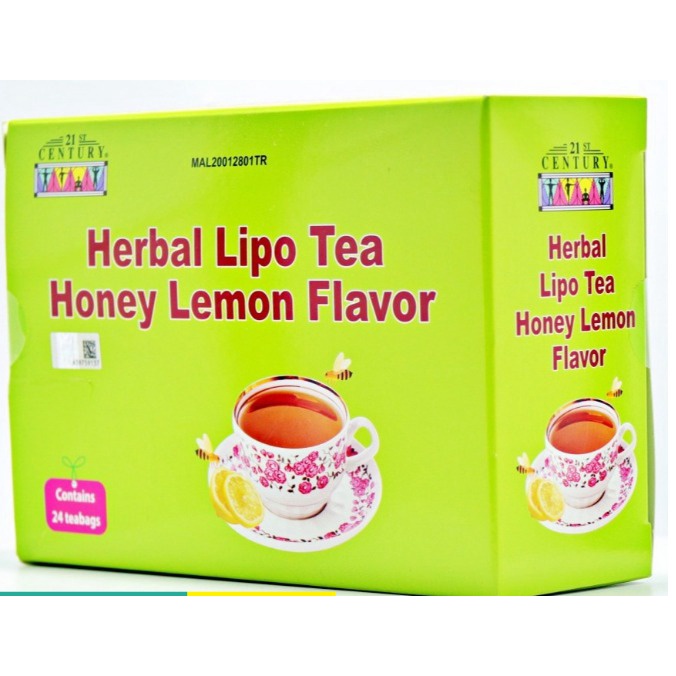 21ST CENTURY HERBAL LIPO TEA 24'S - HONEY LEMON FLAVOUR | Shopee Malaysia