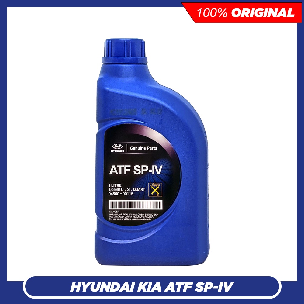 HYUNDAI & KIA ATF AUTO TRANSMISSION FLUID SP-IV (1L) SP4 04500-00115 ...