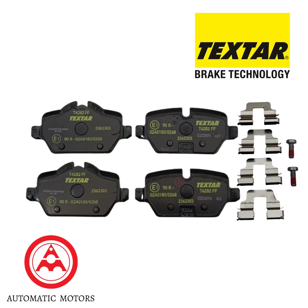 Bmw E90 316 318 320i E87 E81116 118 120i Textar Rear Brake Pad Set